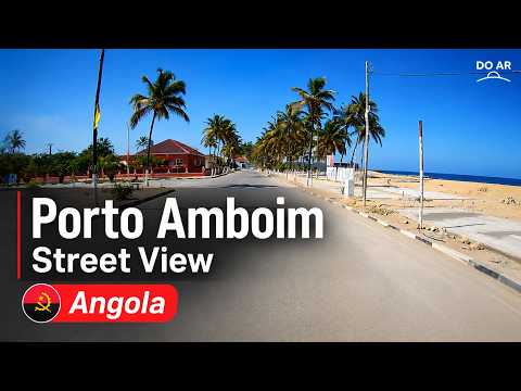 🇦🇴 Porto Amboim, Cuanza Sul, Angola | Street View HD (Série Especial) | Do Ar - Angola