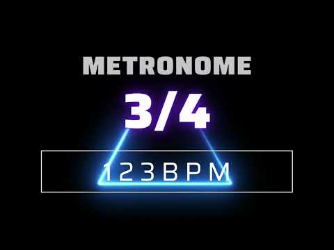 3/4 METRONOME 123 BPM △