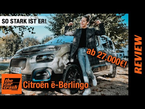 Citroen e-Berlingo (2022) So stark ist der Elektro-Alleskönner ab 27.000€! ⚡ Fahrbericht | Review