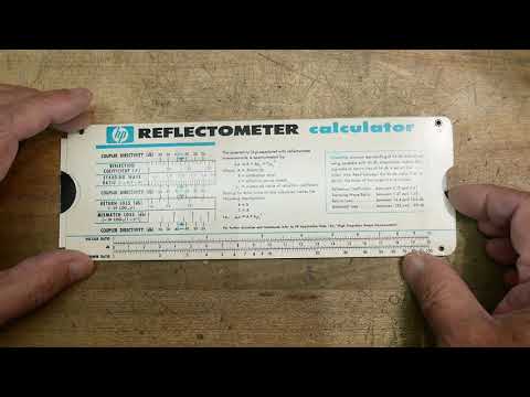 #632 Hewlett-Packard RF Calculator Slide Rule