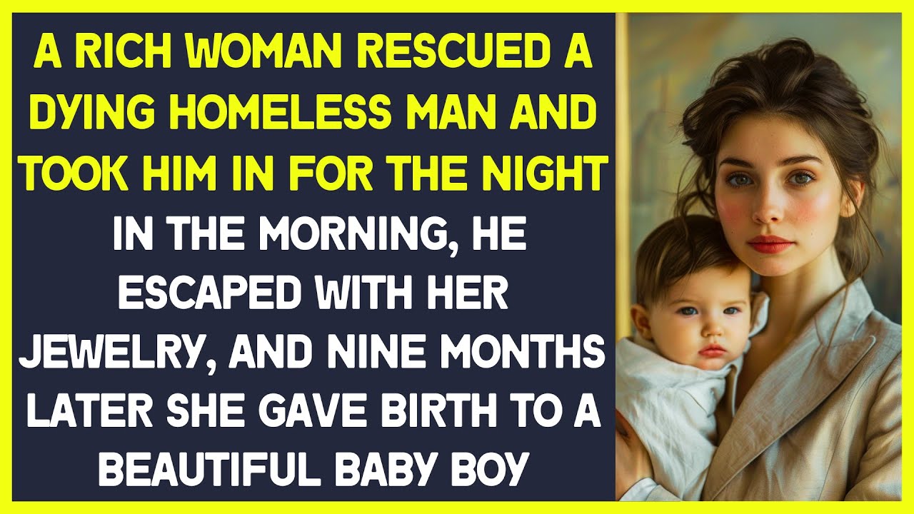 Rich woman rescued a dying homeless man and took him in for the night & he escaped with her jewelry