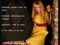 Ashley Tisdale - Suddenly - lyrics