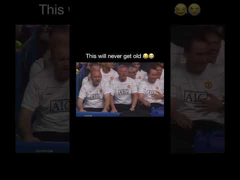 Sir Alex Ferguson almost got heart attack😂 #footballfunny #footballmemes #footballshorts #shorts