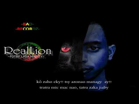 RealLion   Fotsy Lasa Mainty lyricsCorrigé