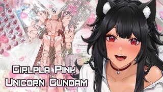 Gunpla Handcam: Custom #2 Pink Unicorn Gundam🎀🩷✨ P.2 BEDAZZLING