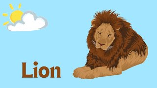 Learn Animal Names with Fun Pictures | Educational Video for Kids | @BackToSchool-Official