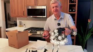 Brightever Solar String Lights Review 🌞 100FT, Remote Control, Waterproof & Dimmable Patio Lights