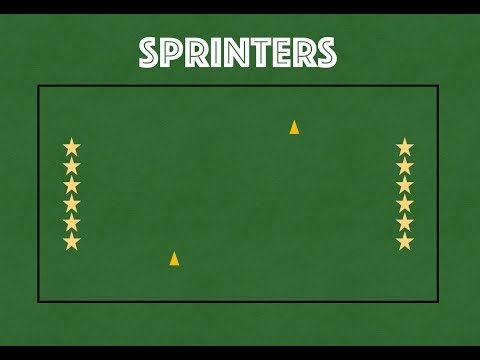 Fun sprinting activity or sports drill!