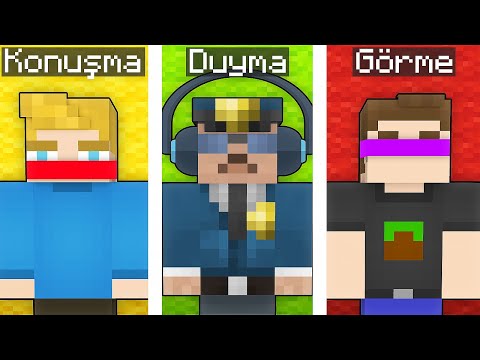 GÖRMÜYOR, DUYMUYOR, KONUŞMUYOR - Minecraft