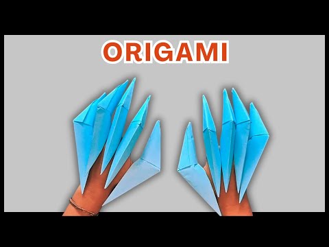 How to Make Origami Claws | Easy and Fun 2-in-1 Paper Toy!