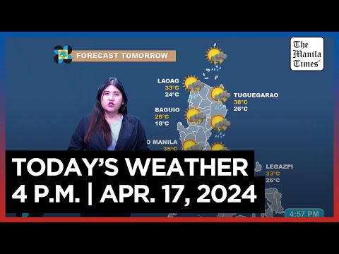 Today's Weather, 4 P.M. Apr. 17, 2024