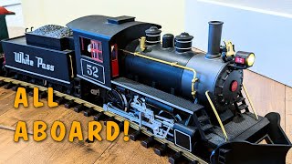 Awesome Steam Train Goes From Room To Room Of The House In This Model Train Video
