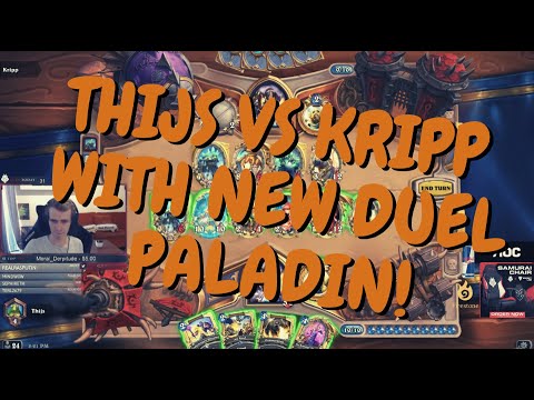 Scholomance Academy. Thijs vs Kripp With New Duel Paladin!