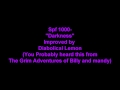 Spf 1000 Darkness Audio Improvement The Song From Billy And Mandy
