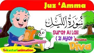 Download lagu QS Al Lail | Mengaji Juz Amma bersama Diva | Kastari Animation  mp3