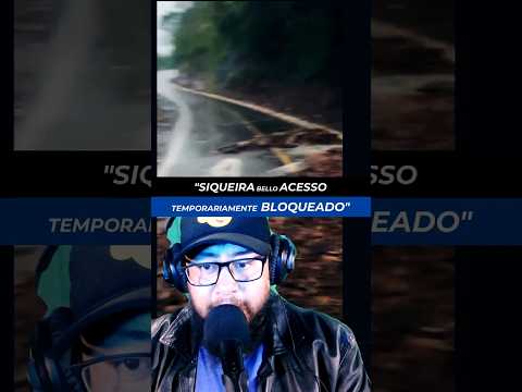 Chuva FORTE Alaga e BLOQUEIA Asfalto em Barracão