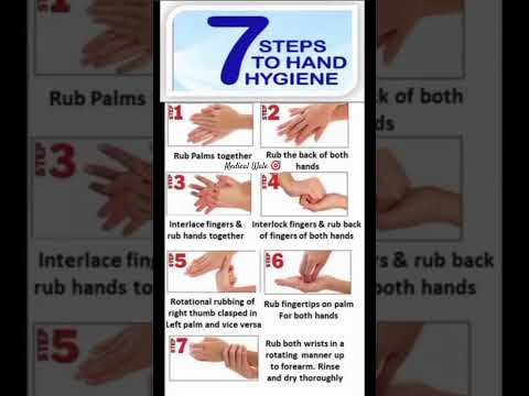 7 Steps of Handwashing 🧼🧤 #nursing #medicalstudent #study #students #health #youtubeshorts #youtube