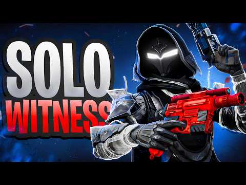 I FINALLY DID IT (Solo Witness Final Raid Boss)