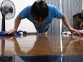 両手親指1本で指立て21回 Two Thumb 21 Push ups