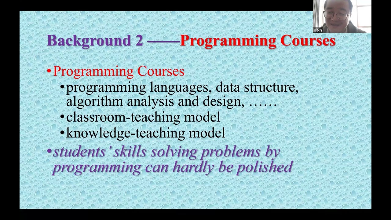 Dr. Yonghui Wu: Enhancing Students' Programming Skills through Problem Solving