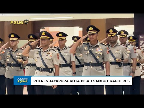 POLRES JAYAPURA KOTA PISAH SAMBUT KAPOLRES