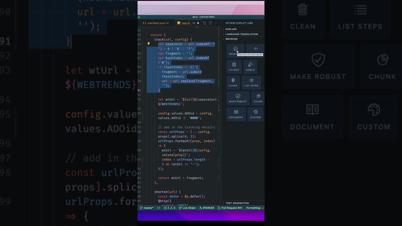 This code is really hard to read…