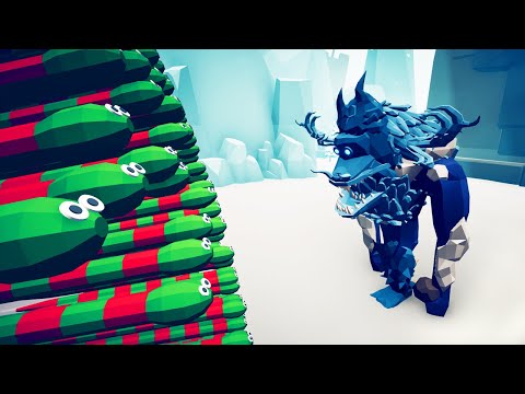 ❄️ YETI vs All ⚡️ GODS - part 1 | Totally Accurate Battle Simulator | TABS