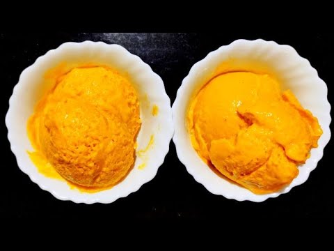 Mango Ice Cream Recipe -  | Homemade Ice cream | NO EGG | Summer thandai | aam icecream