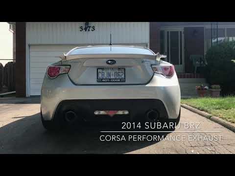 Corsa performance cat-back exhaust sound - Subaru BRZ