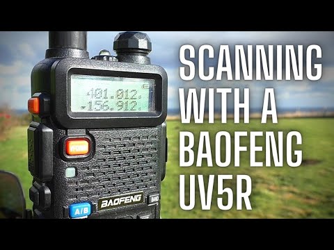 Using a BAOFENG UV5R as a radio scanner. (2021)
