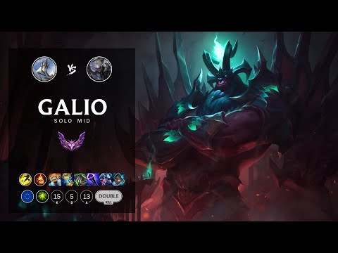Galio Mid vs Diana - EUW Master Patch 12.8