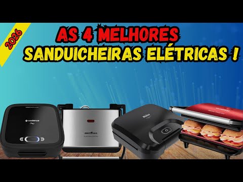 As 4 Melhores Sanduicheiras Elétricas Do Mercado! Qual Melhor Sanduicheira Grill Comprar Em 2026