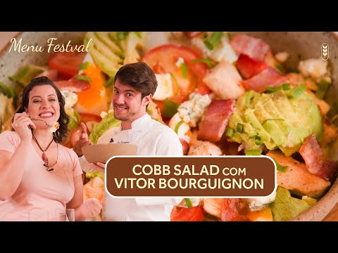 RECEITA DE COBB SALAD COM VITOR BOURGUIGNON