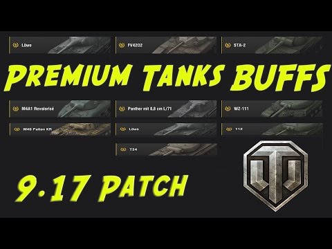 World Of Tanks   Premium Tanks Changes 9 17 BUFFS