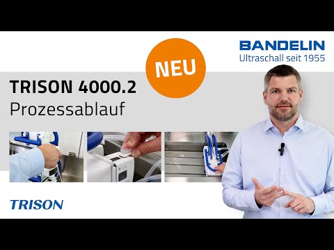 TRISON 4000.2 Prozessablauf - einfacher und effizienter kann man Robotik-Instrumente nicht reinigen!