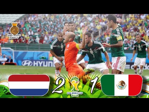 Netherlands 2-1 Mexico | Brazil 2014 World Cup Round of 16 | Highlights and Goals HD TV Azteca 10...