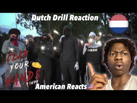American Reacts to Dutch Drill! Impy - Clap Your Hands (Official Video) #dutchdrill