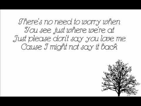 Please Don't Say You Love Me - Gabrielle Aplin - Lyrics