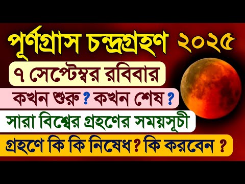 Chandra Grahan Lunar Eclipse 7 September 2025