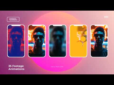 Apple Motion Template: Instagram Stories Typography for Apple Motion and FCPX + Free Download