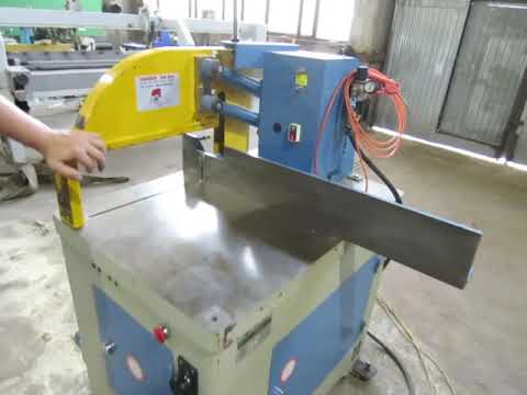 Видео HPA-24 станок торцовочный пневматический для бруса