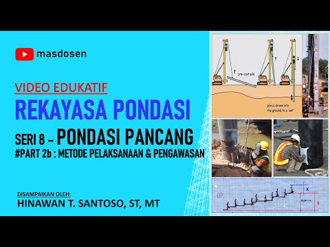 PILE FOUNDATION: part 2b_Implementation & Supervision Method - Hinawan T. Santoso, ST, MT