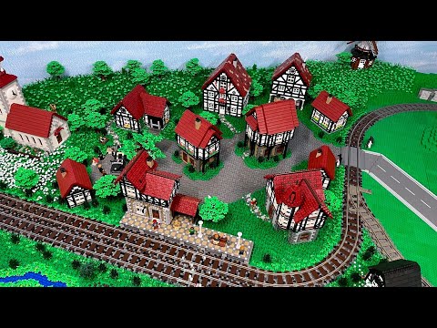 Dorf endgültig abgeschlossen - Bau einer Lego Stadt Teil 229.