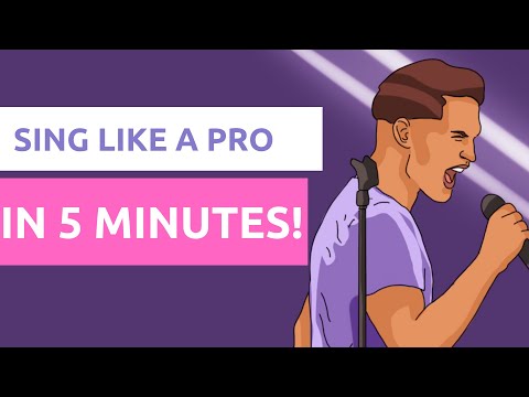 How To Sing Like A Pro In 5 Minutes