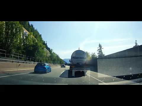 By car to Kaprun, Austria