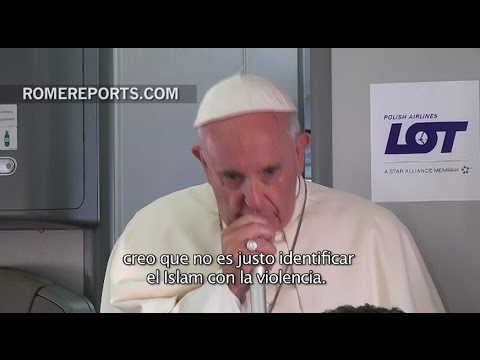 Papa Francisco: “No es justo identificar islam con violencia”