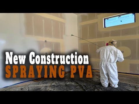 Painting New Construction Interior Walls - PVA Primer