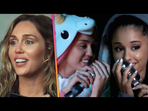 Miley Cyrus Says Ariana Grande Was SCARED in Viral Duet