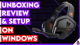"NUBWO G06 WIRELESS GAMING HEADSET" UNBOXING, REVIEW, SETUP, AUDIO, & QUALITY TEST!!! (WINDOWS PC)