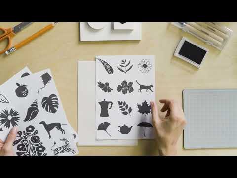 Set corte de linóleo